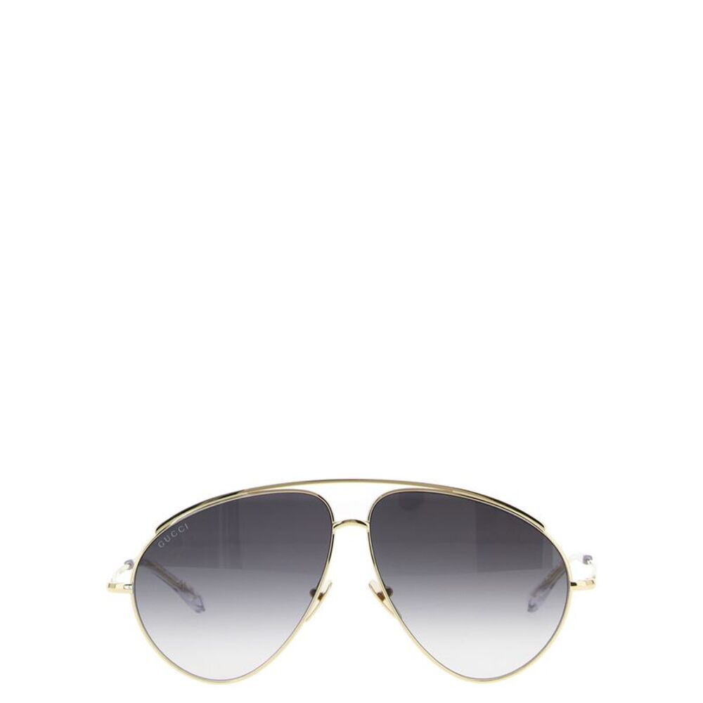 Gucci Gold Metal Women's Sunglasses